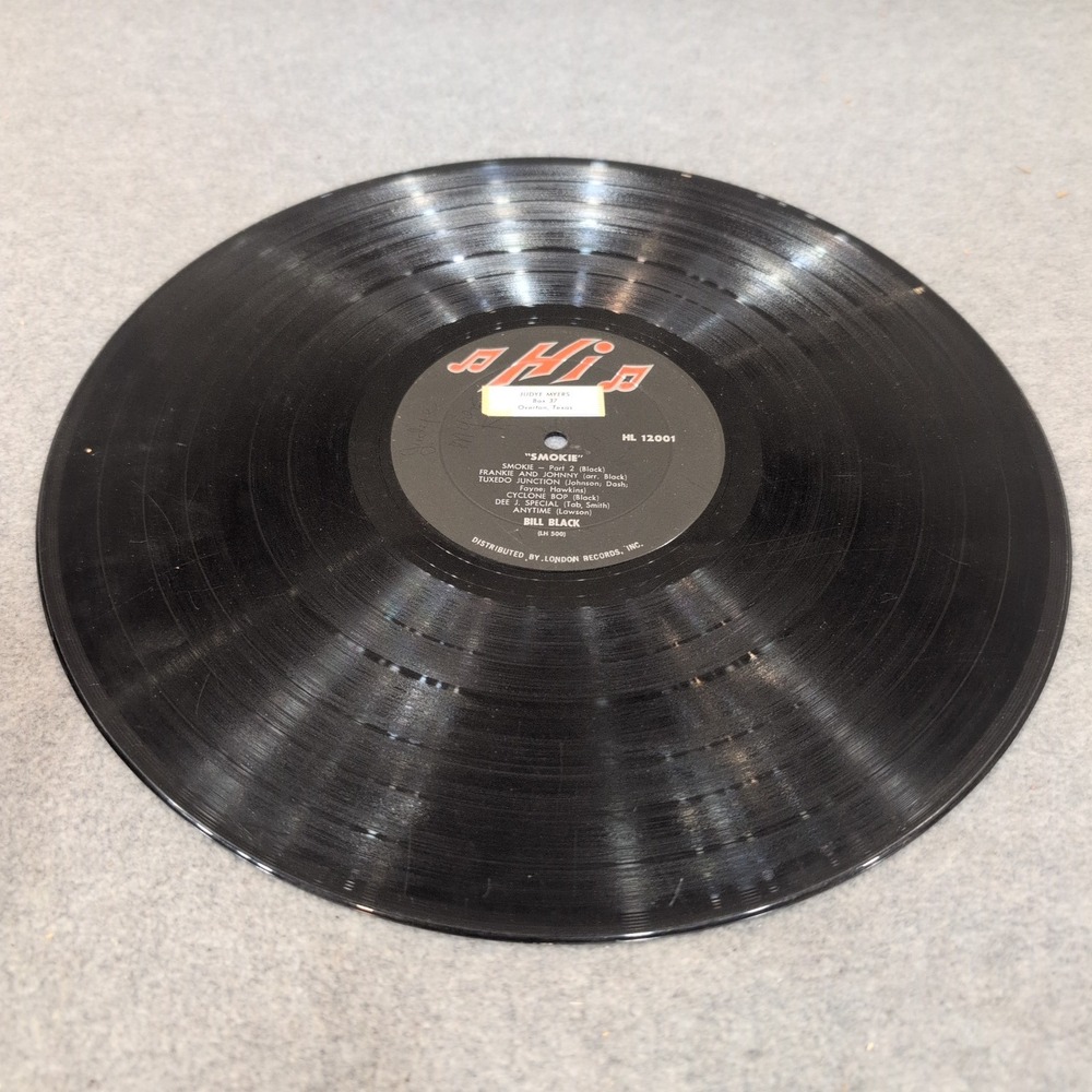 Bill Black's Combo Smokie Vinyl LP Hi Records HL 12001 Instrumental Rock Roll - Picture 6 of 6